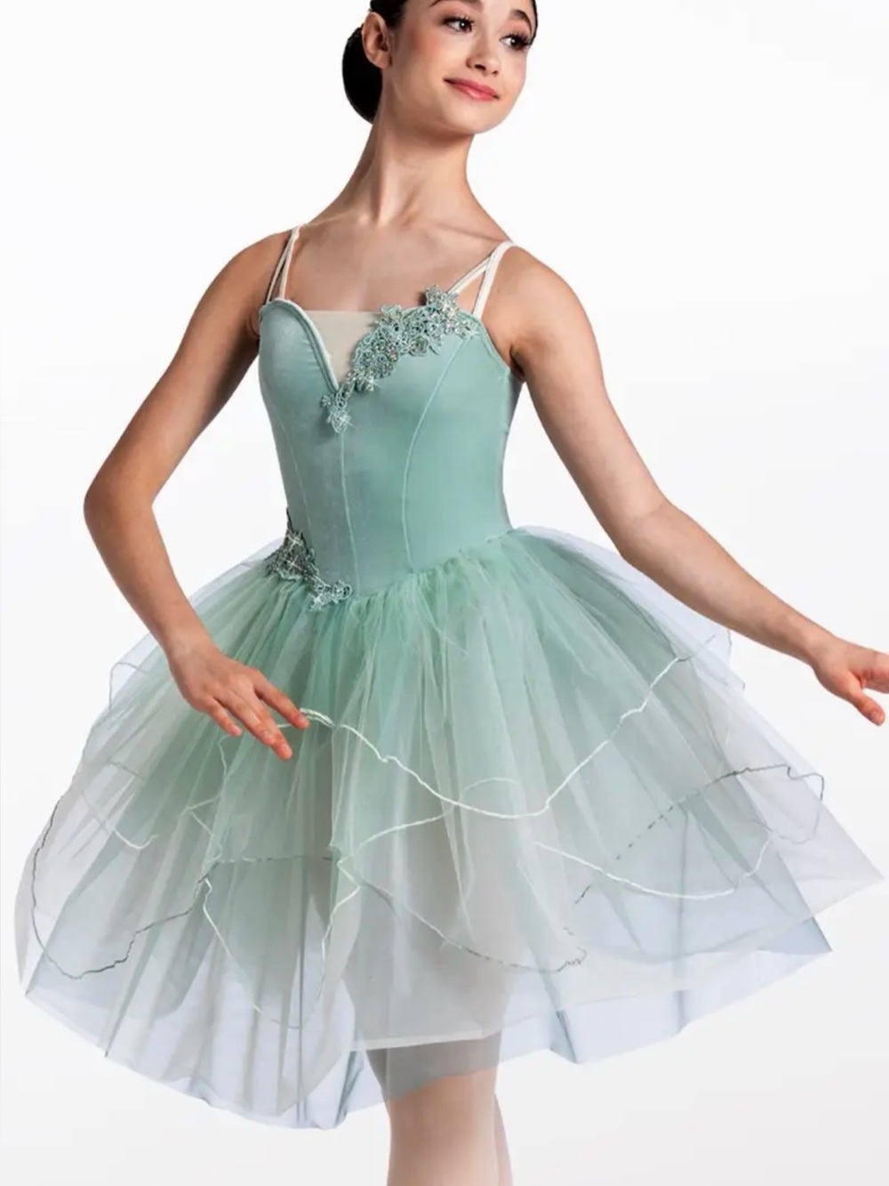 Weissman Mint Green Ballet Tutu Dress